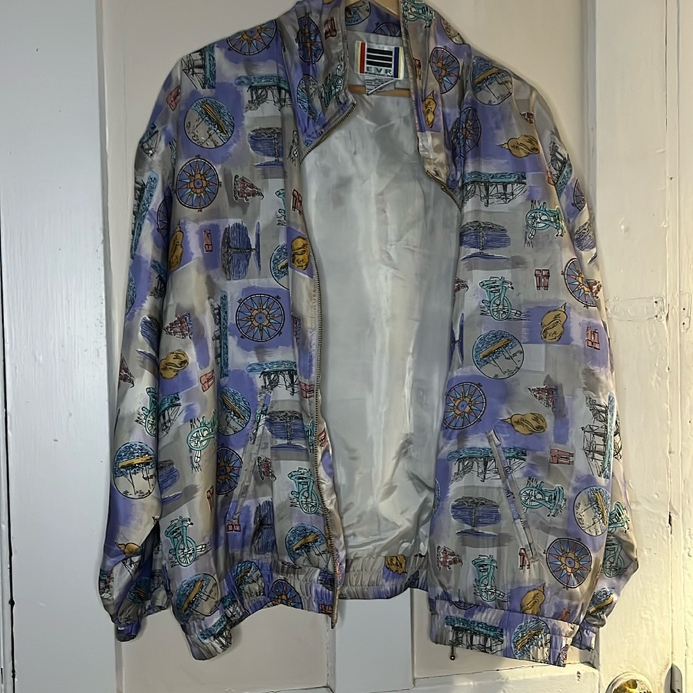 EVR 100% Silk Bomber Jacket